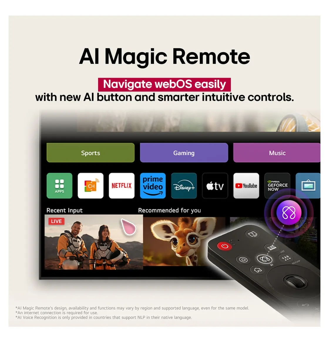 LG OLED97G54LW 97" 4K webOS TV, 144 Hz, Dolby Vision