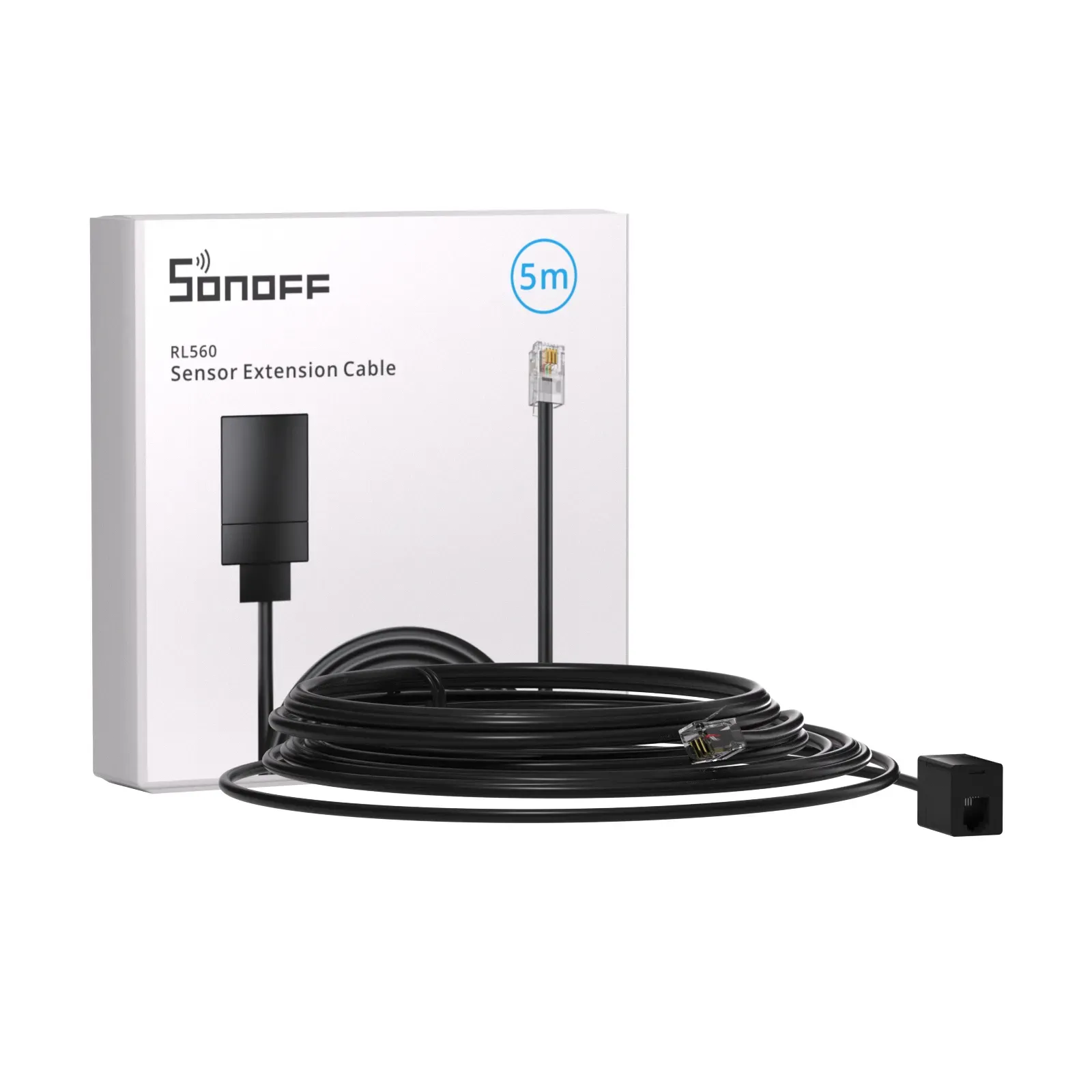 SONOFF RL560 - sensorf&ouml;rl&auml;ngningskabel, svart, 5m