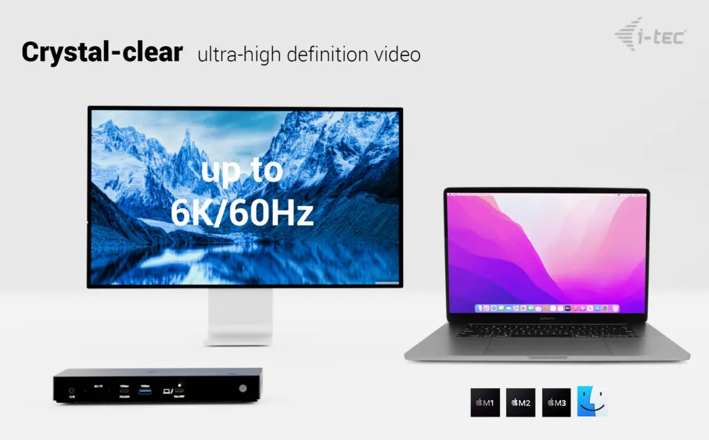 I-TEC Thunderbolt4 3x Display Docking Station, PD 96W
