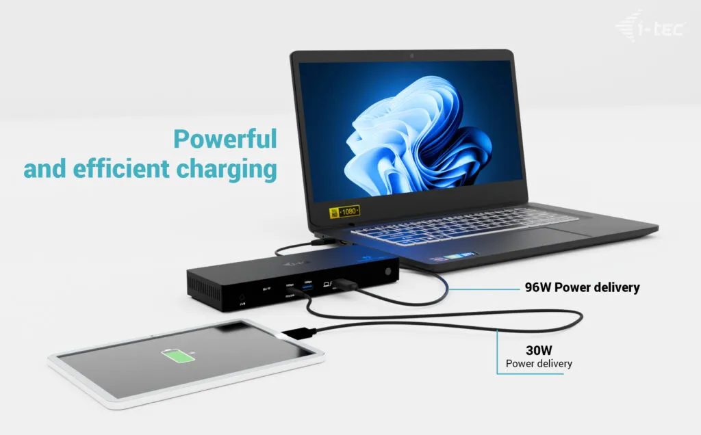 I-TEC Thunderbolt4 3x Display Docking Station, PD 96W
