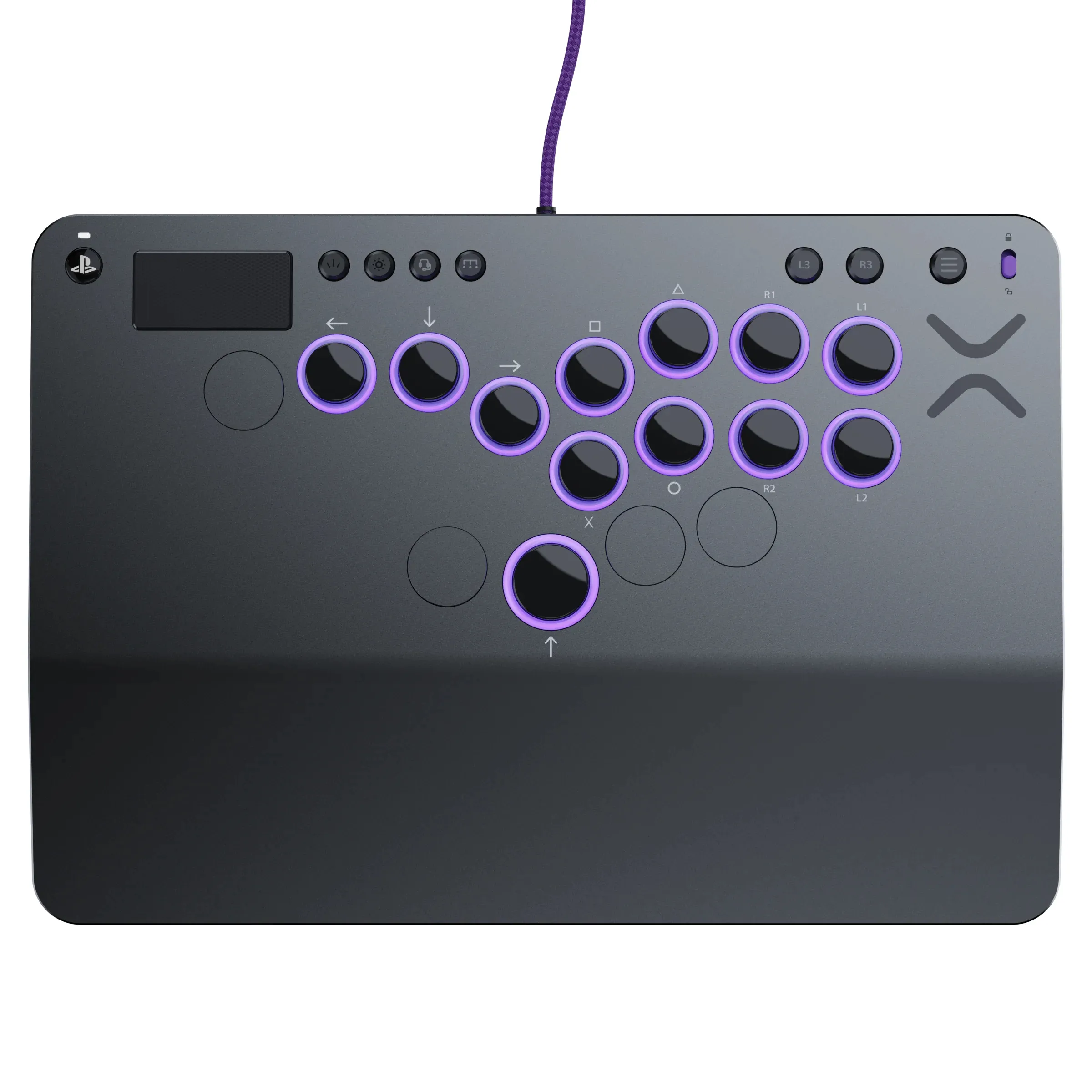 Turtle Beach Victrix Pro KO Leverless-taistelupeliohjain (PlayStation 5, PlayStation 4, PC) - Harmaa