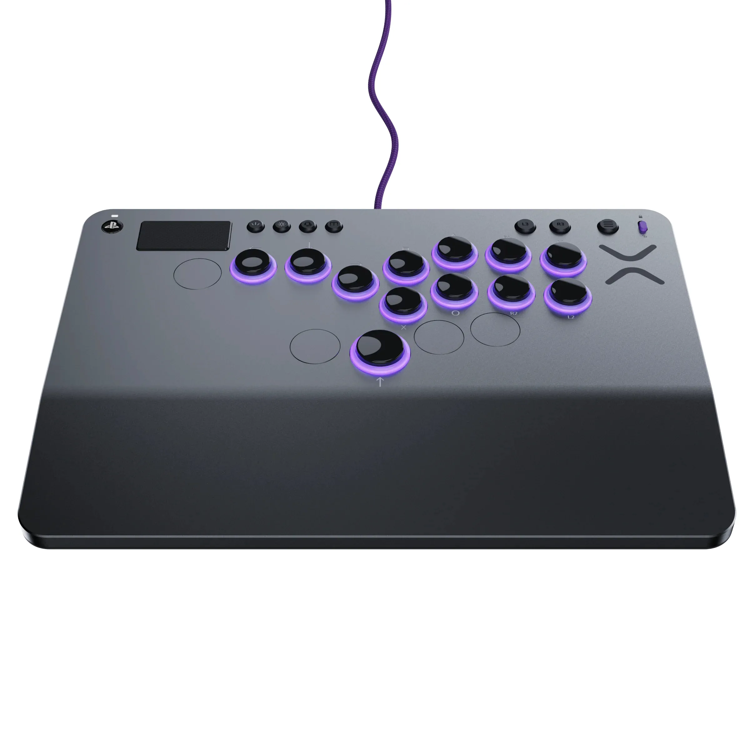 Turtle Beach Victrix Pro KO Leverless-taistelupeliohjain (PlayStation 5, PlayStation 4, PC) - Harmaa