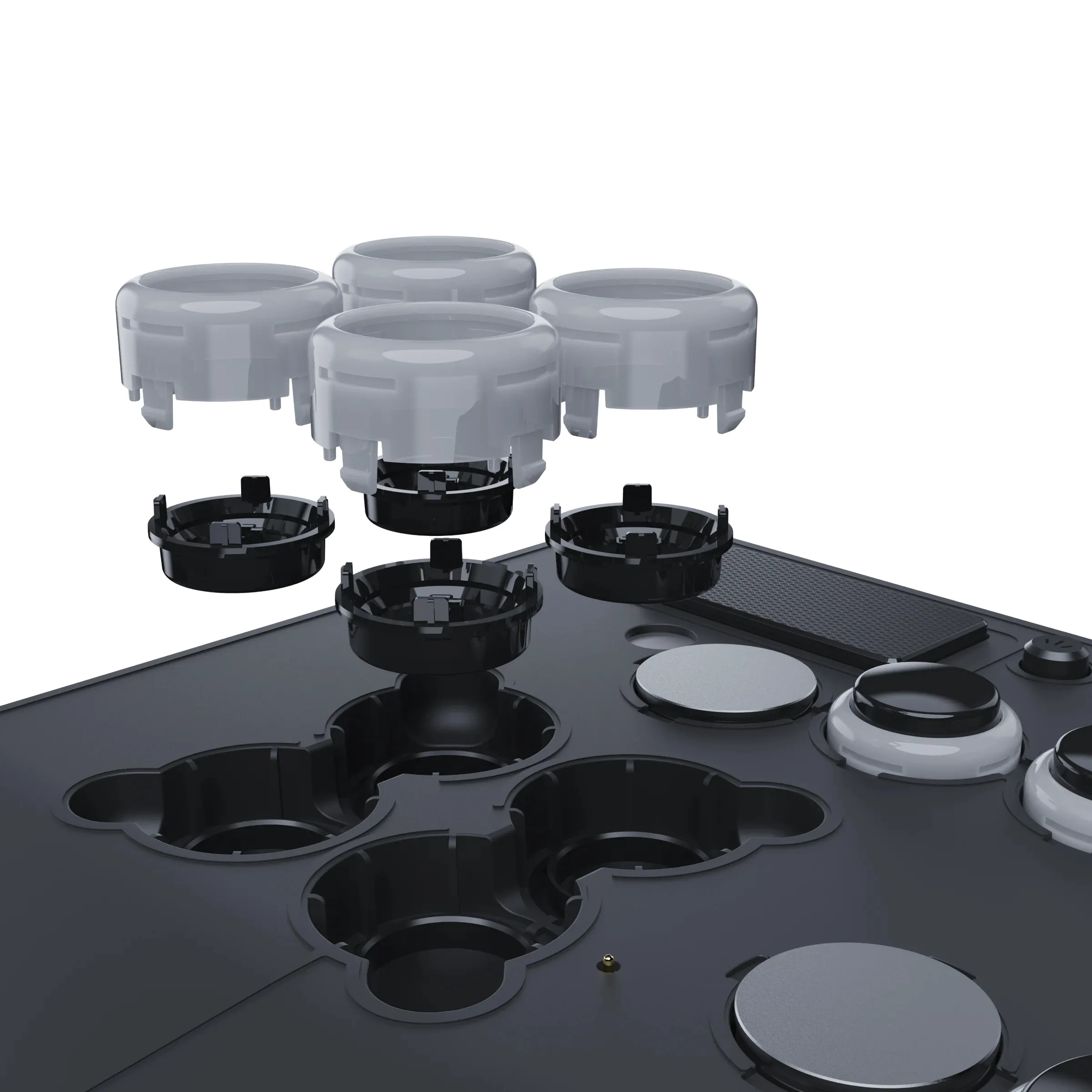 Turtle Beach Victrix Pro KO Leverless-taistelupeliohjain (PlayStation 5, PlayStation 4, PC) - Harmaa