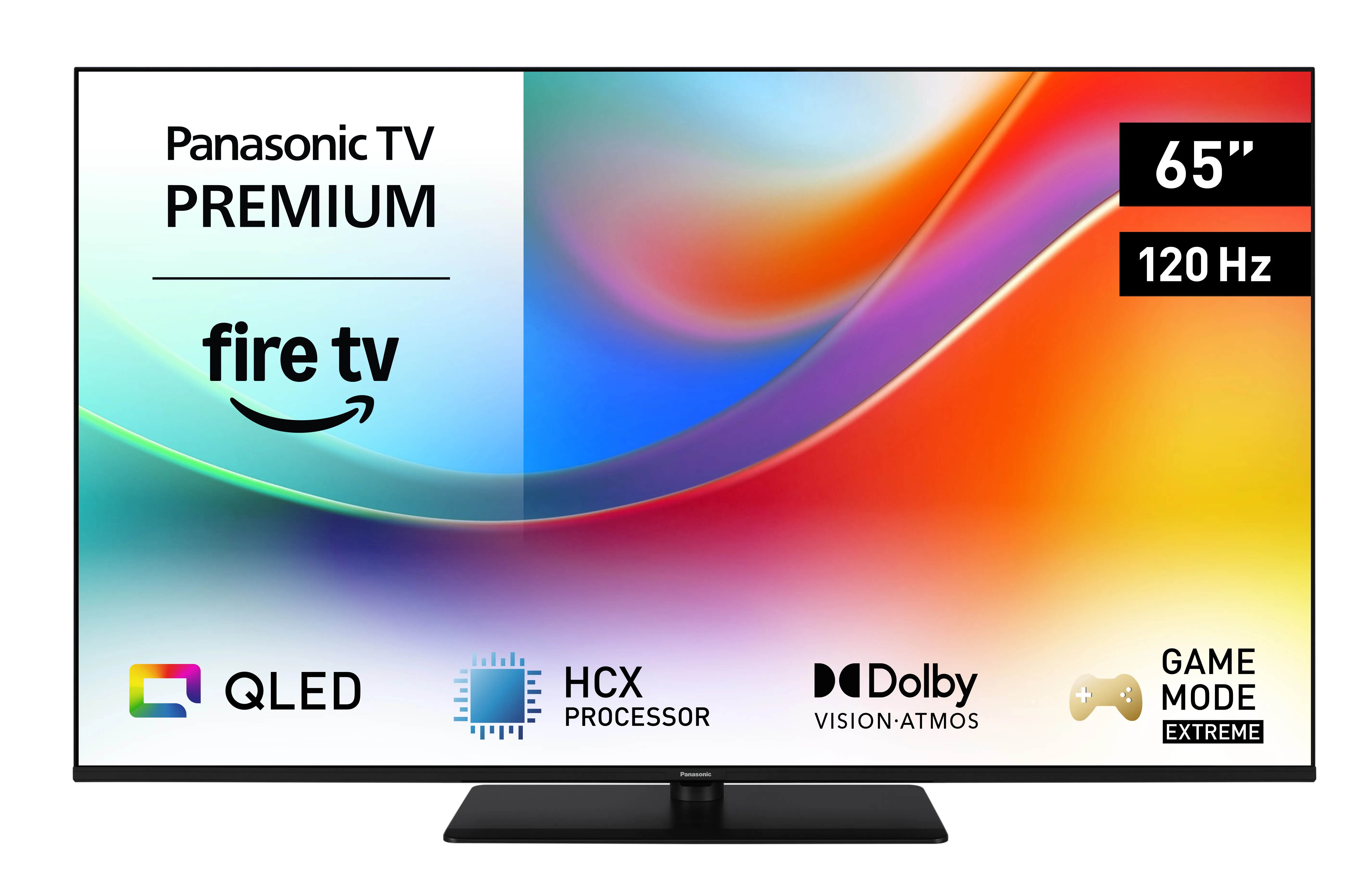 Panasonic TV-65W85BEZC 65" 4K QLED Fire TV, 120Hz, Dolby Vision, HDR10+