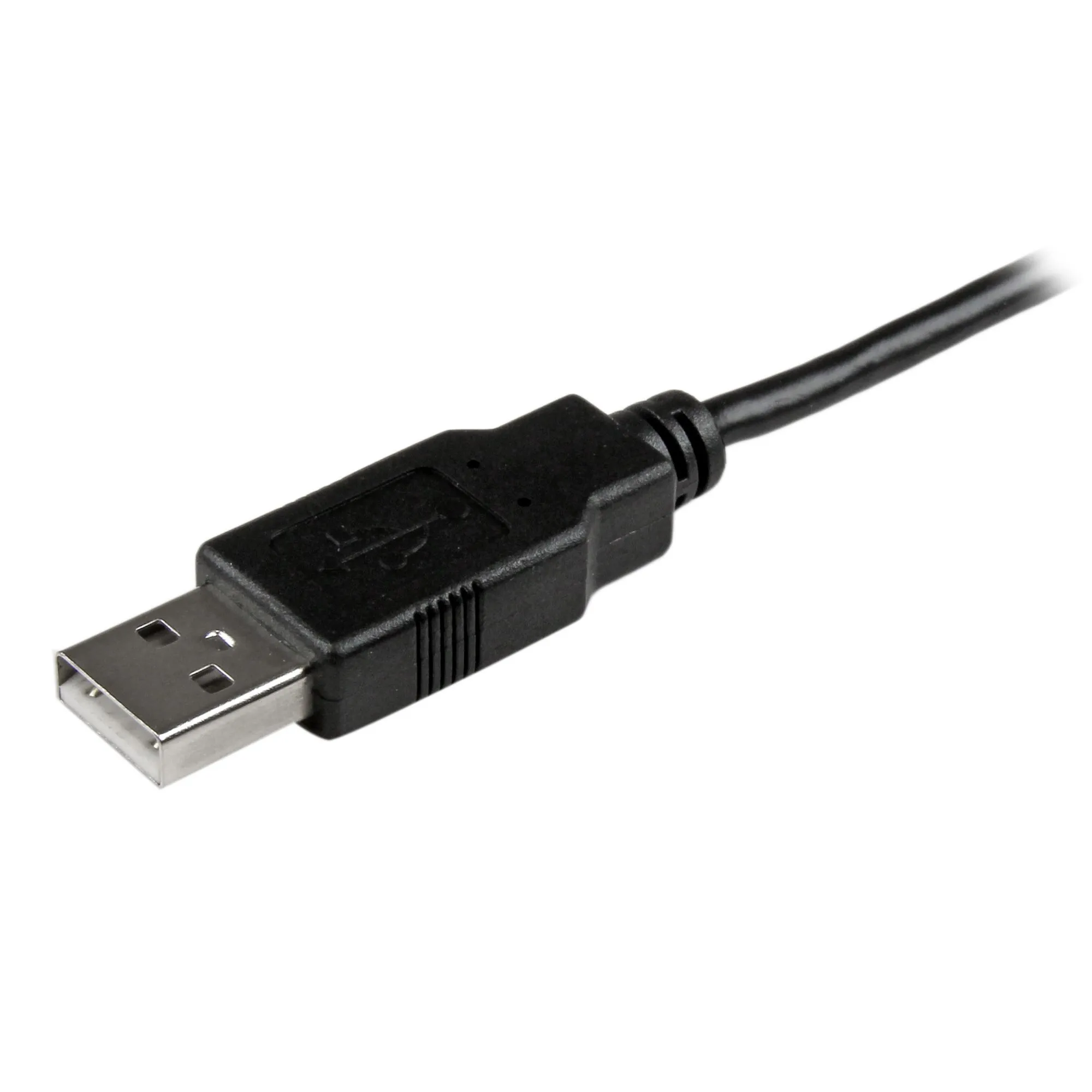 Startech Slim USB-A - Micro-USB B - cable, 1 m, Black