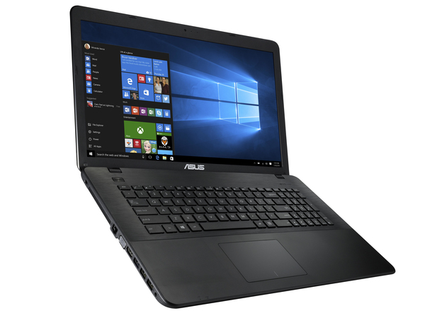 Asus 17.3" VivoBook, 1 Tb, Win 10 - b&auml;rbar dator, m&ouml;rk