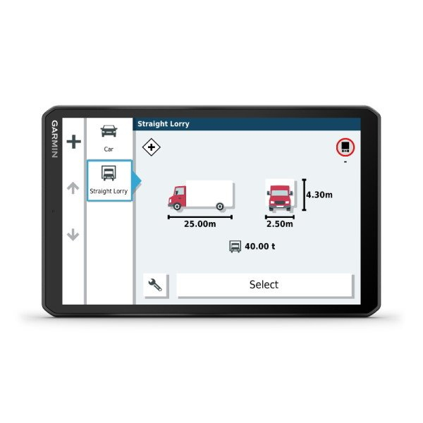 GARMIN DEZL LGV800 8" KUORMA-AUTO NAVIGAATTORI