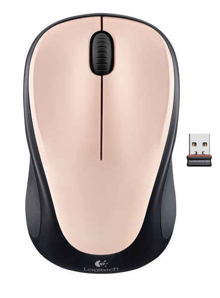 Logitech Wireless Mouse M235 Pink Ivory