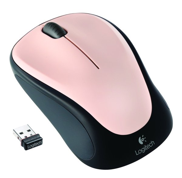 Logitech Wireless Mouse M235 Pink Ivory