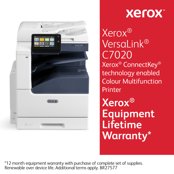 Xerox VersaLink C7020 Duplex, LAN/A3 - LED-f&auml;rgskrivare