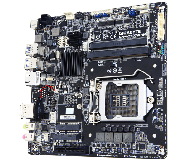 Gigabyte H110, mini-ITX motherboard