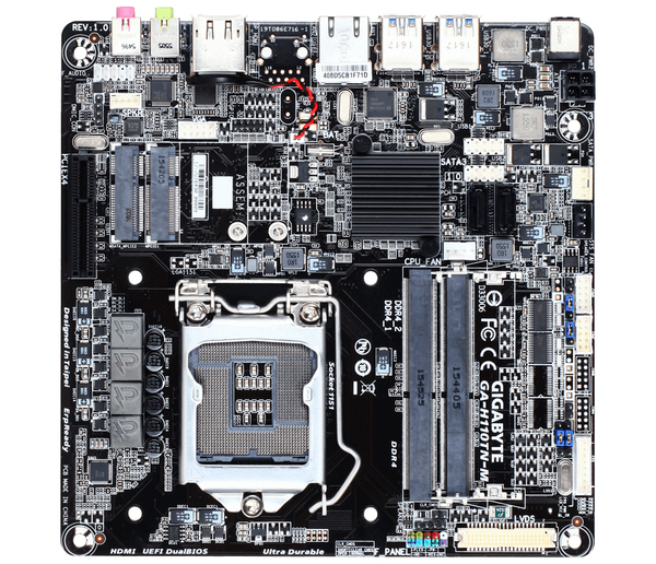 Gigabyte H110, mini-ITX motherboard