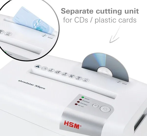 Shredstar shredder X6pro 2x15 crosscut P5