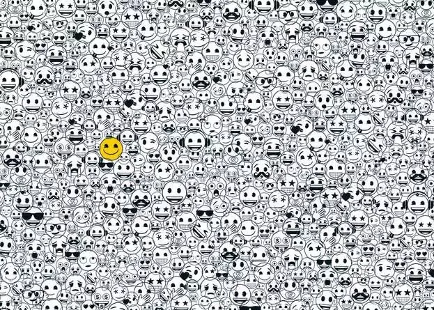 Ravensburger Challenge: Emoji - pussel, 1000 bitar