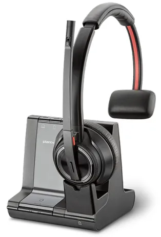 Plantronics W8210 M-DECT -langaton monokuuloke + perusyksikk&ouml;, musta