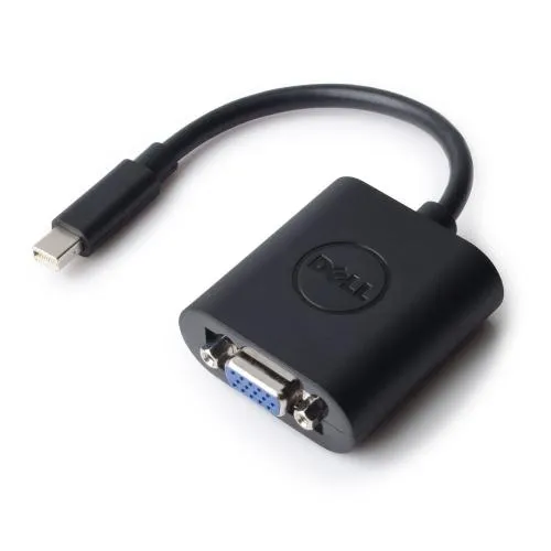 DELL Dell Mini Displayport to VGA Adapter 15CM - adapter, Black