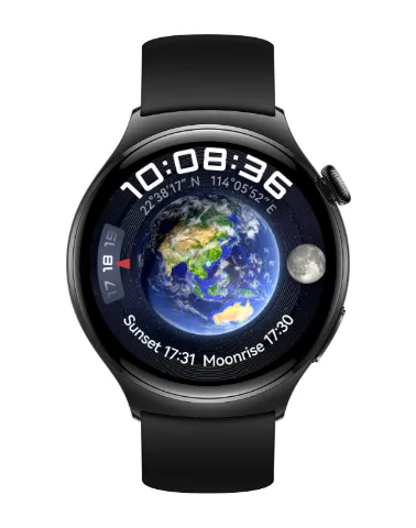 Huawei Watch 4 LTE -&auml;lykello, 46 mm, musta