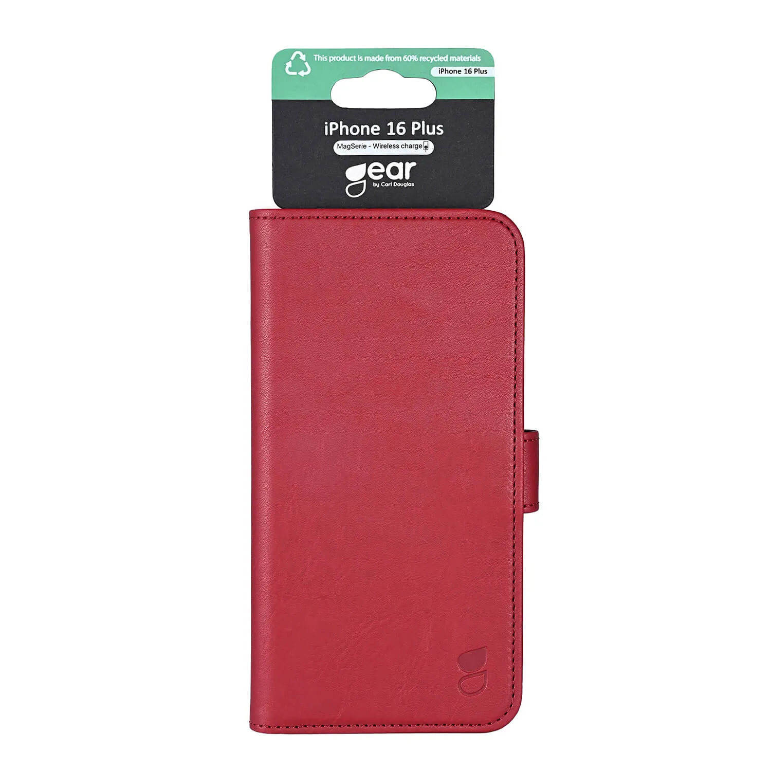 GEAR Wallet MagSeries, iPhone 16 Plus - Wallet Case, Red