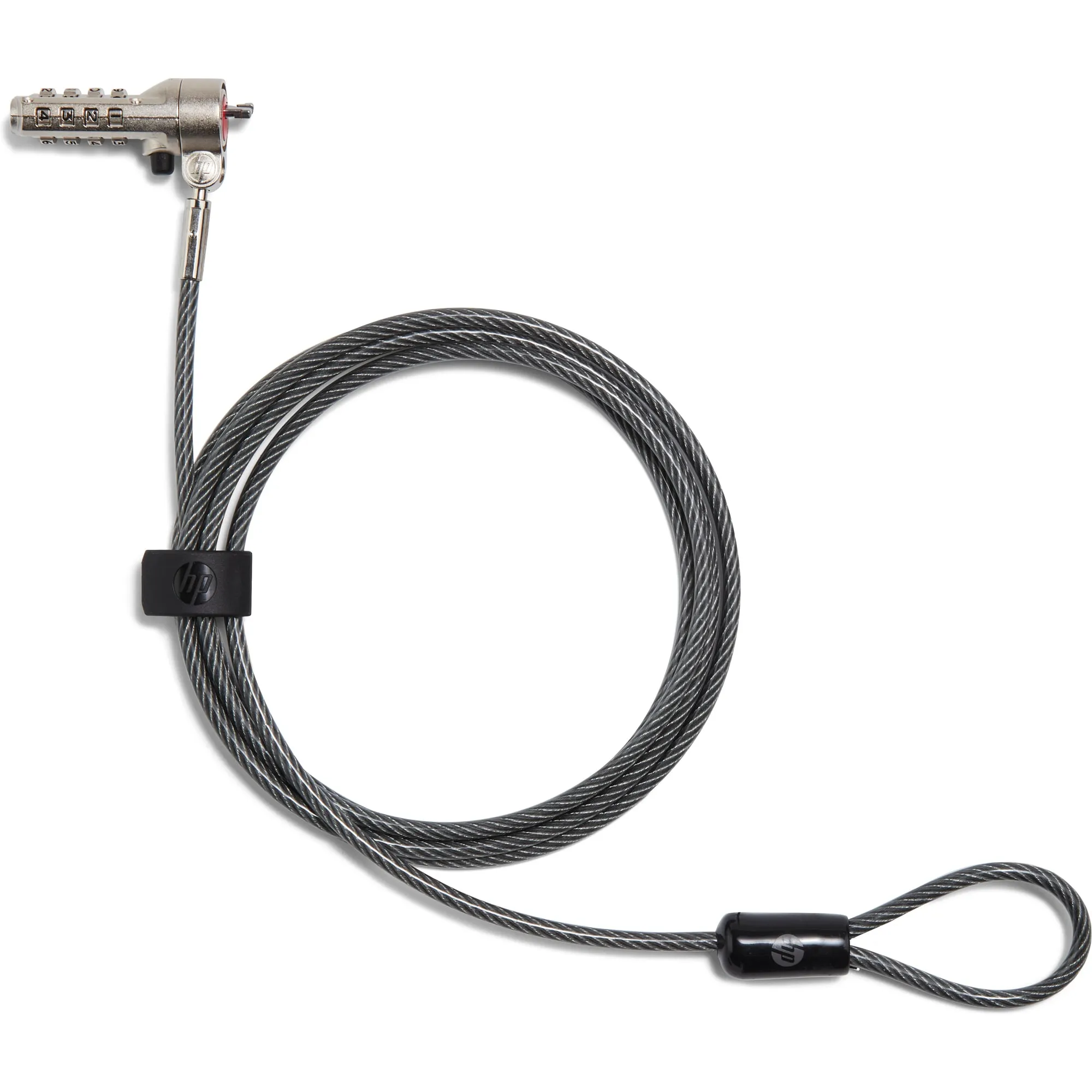 HP Nano Combination Lock - Turvakaapelilukko - 1.83 m malleihin Elite Mobile Thin Client mt645 G7, Fortis 11 G9, ZBook Firefly 14 G9