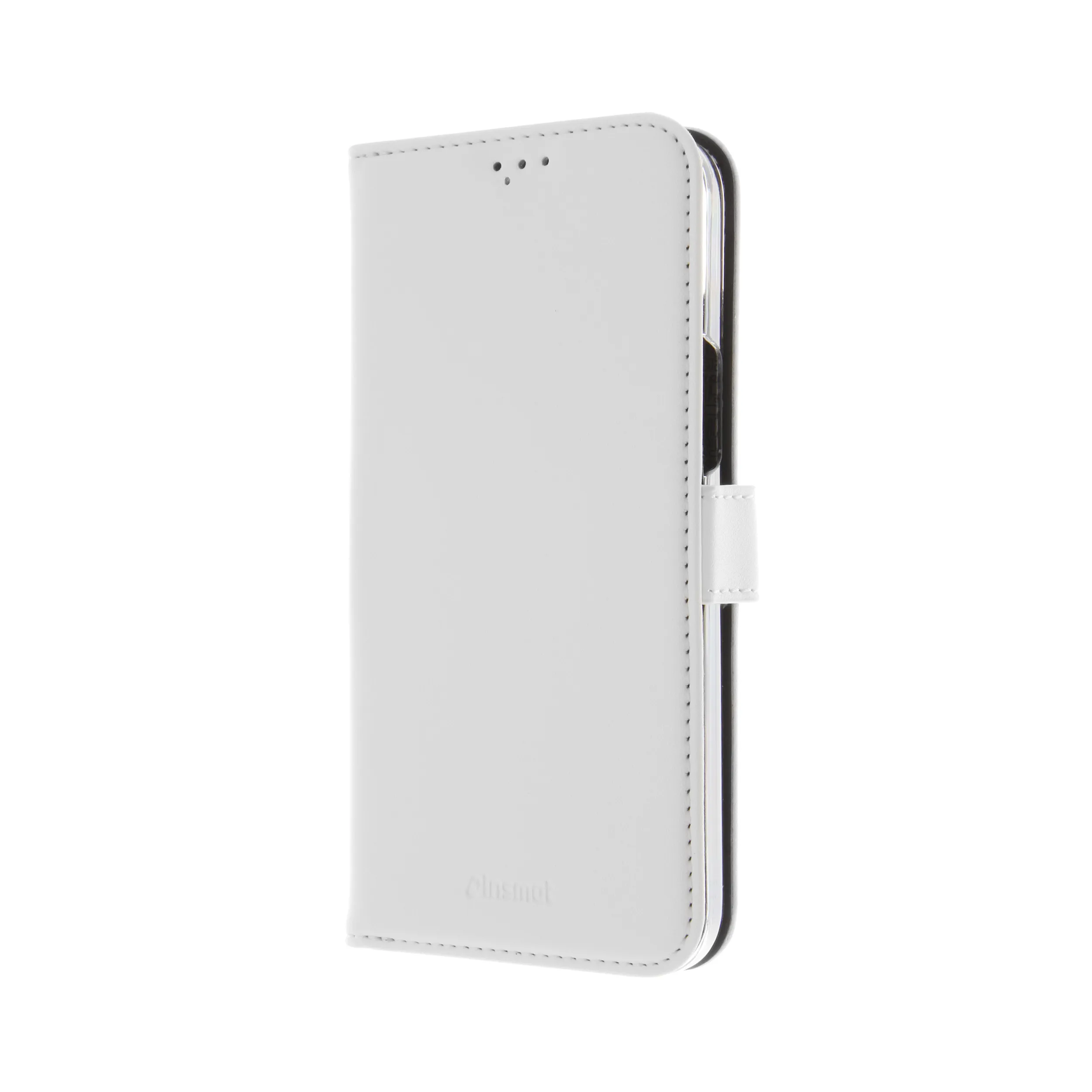 Insmat Flip Case, iPhone 15 Pro - plånboksfodral, Vit