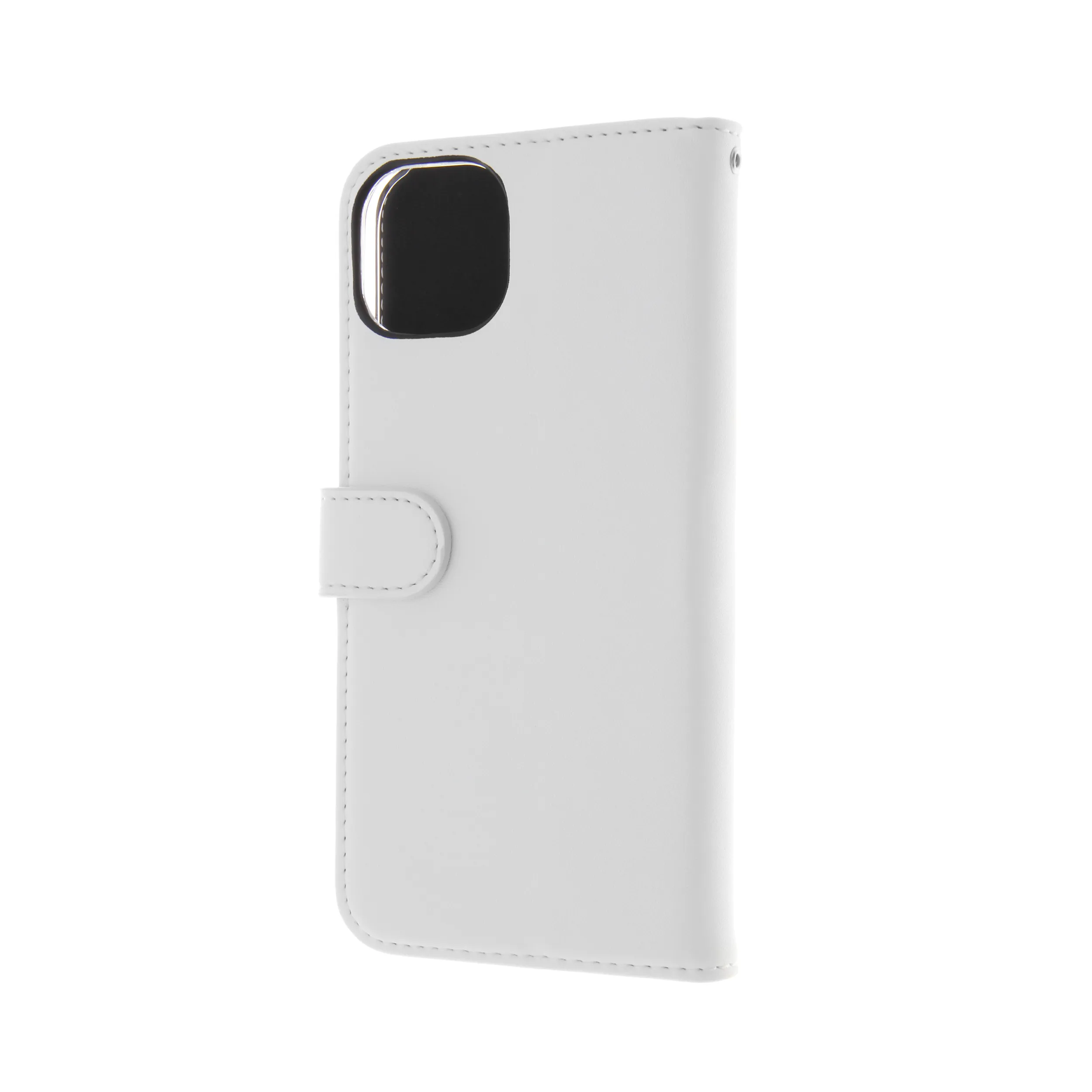Insmat Flip Case, iPhone 15 - Wallet Case, White