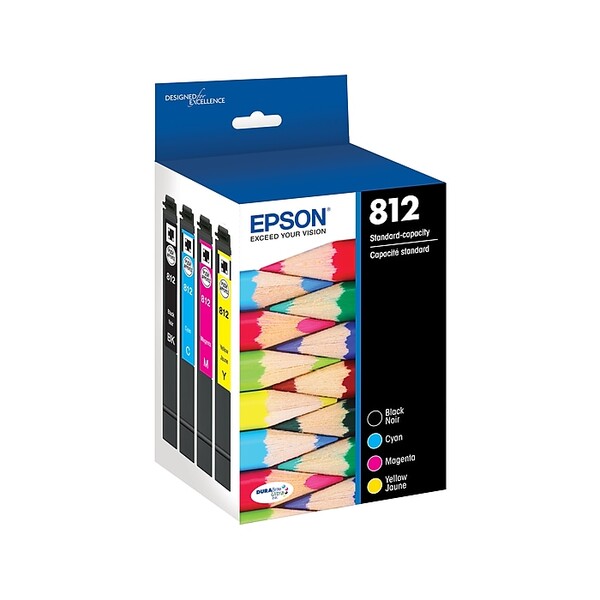 EPSON Display/12x664+12x104+12x102 EcoTank ink cartridge kit, Black/Yellow/Cyan/Magenta