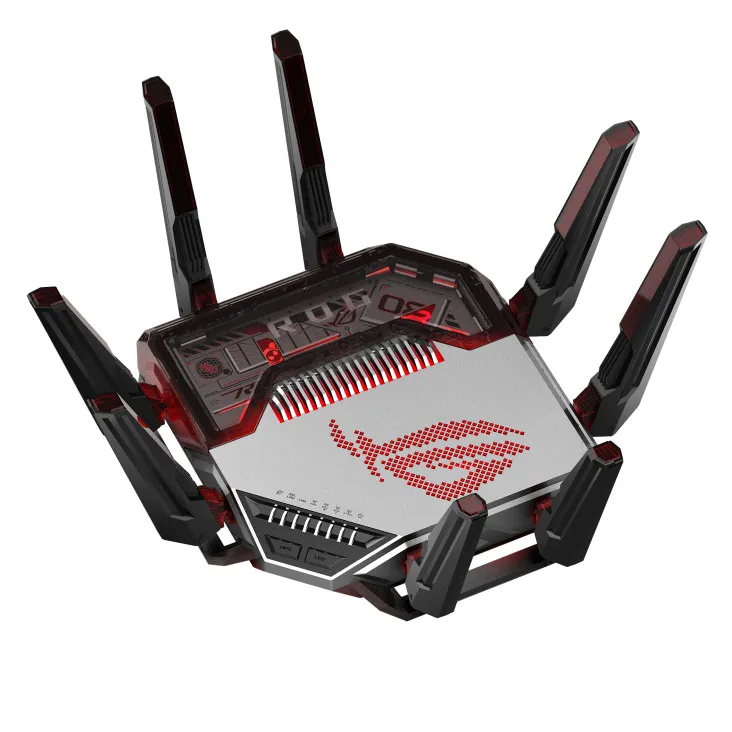 Asus ROG Rapture GT-BN98 Gaming Router, Wi-Fi 8, Quad-band, Black, White