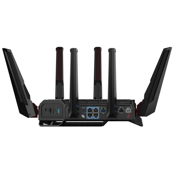 Asus ROG Rapture GT-BN98 Gaming Router, Wi-Fi 8, Quad-band, Black, White