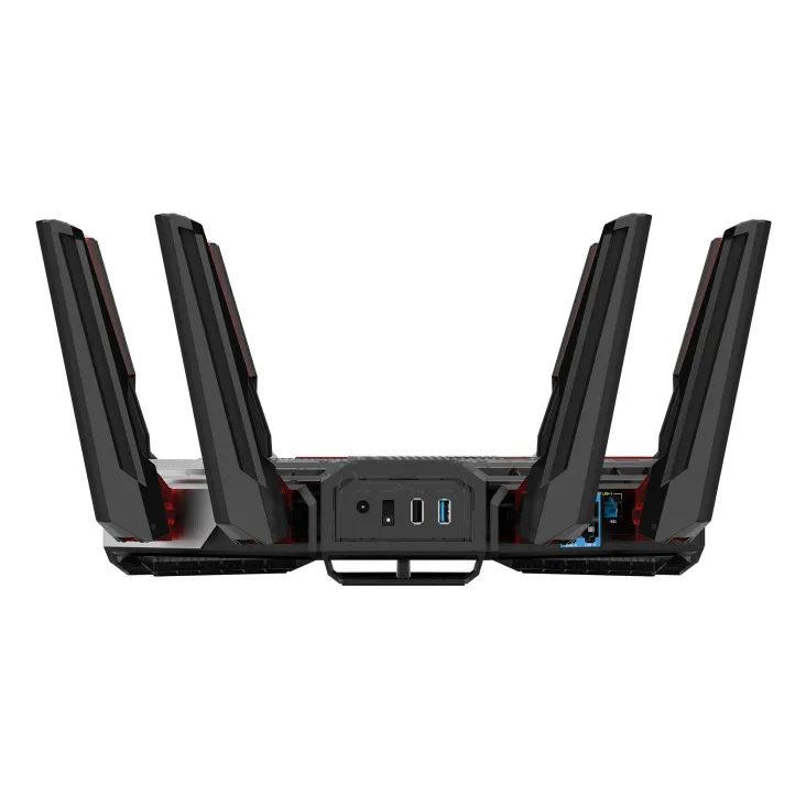 Asus ROG Rapture GT-BN98 Gaming Router, Wi-Fi 8, Quad-band, Black, White