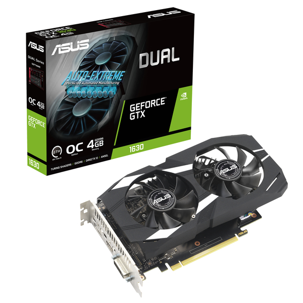 Asus GeForce GTX 1630 Dual OC 4 GB - grafikkort