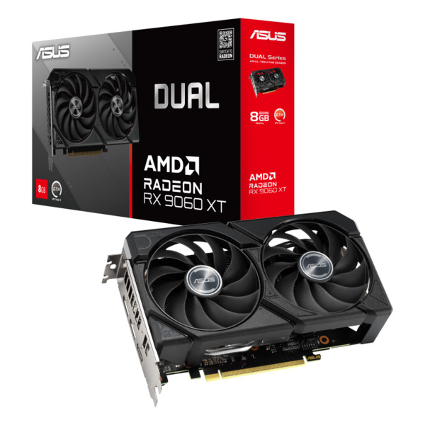 Asus Radeon RX 9060 XT Dual 8 Gt -näytönohjain