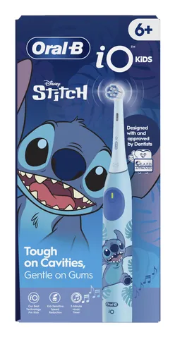 Oral-B iO2 Kids 6+ Stitch s&auml;hk&ouml;hammasharja, sininen