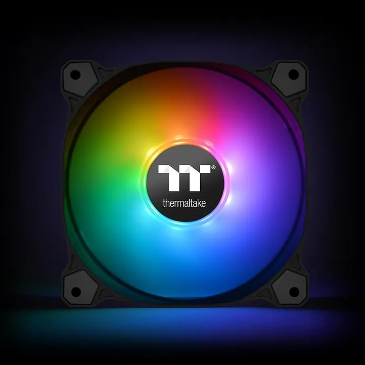 Thermaltake Pure, 120mm, ARGB PWN -case fan, 3 pack, Black