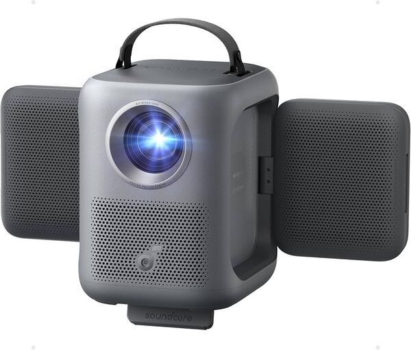Anker Nebula P1 Google TV DLP Full HD 650 ANSI lm Portable LED Projector, Black