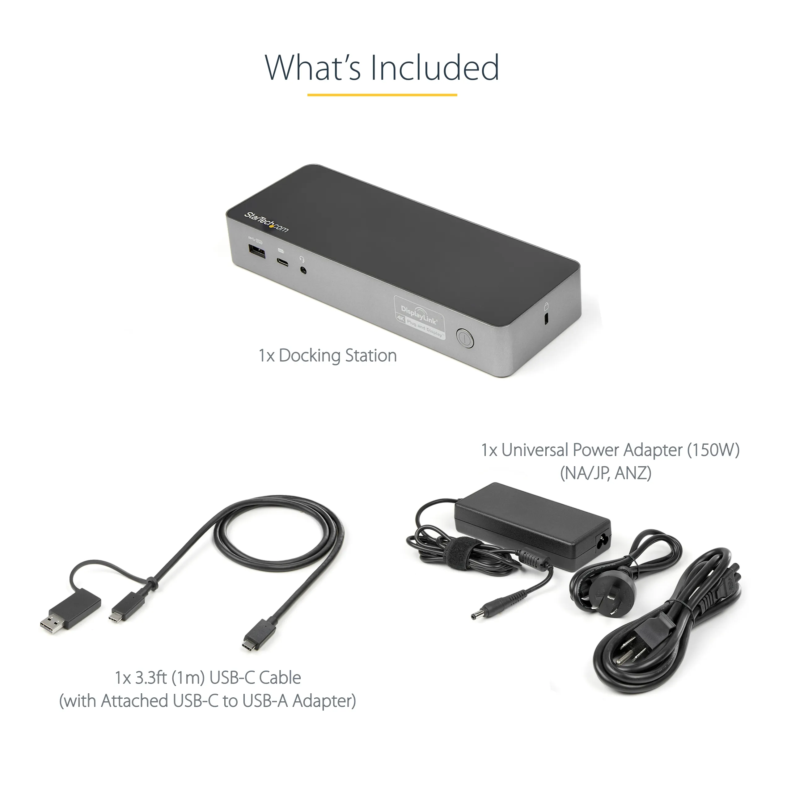 Dock USB-C USB 3.0 - Dual 4K - 100W PD