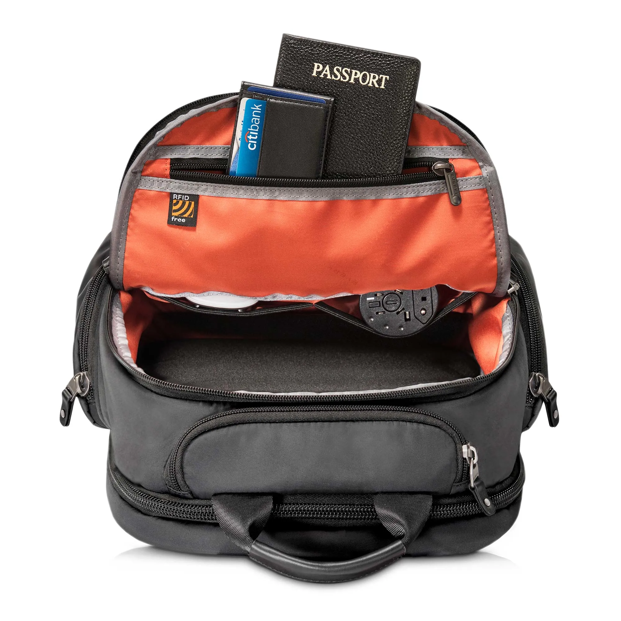 Everki Suite Premium Compact -tietokonereppu, musta, 14"