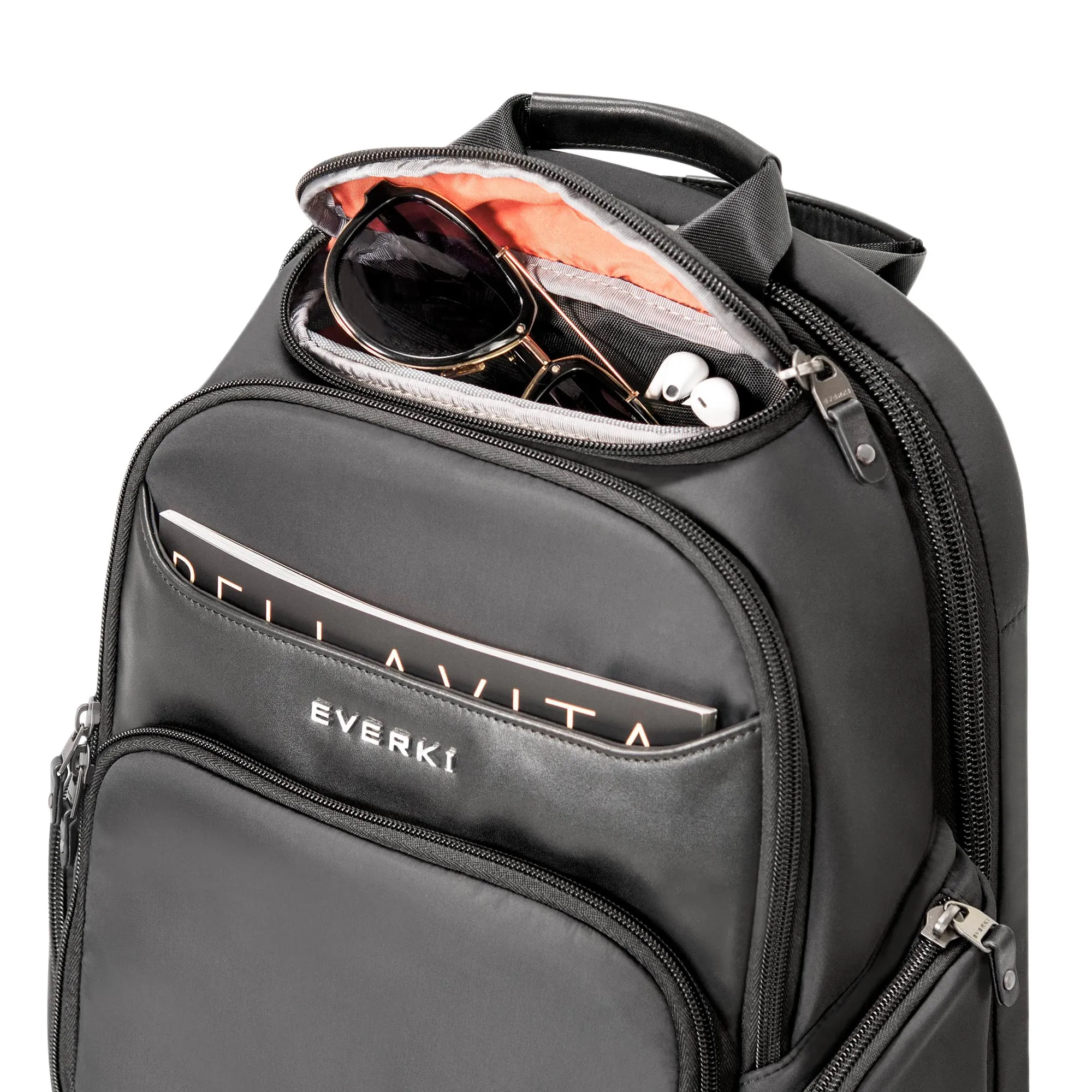 Everki Suite Premium Compact -tietokonereppu, musta, 14&quot;