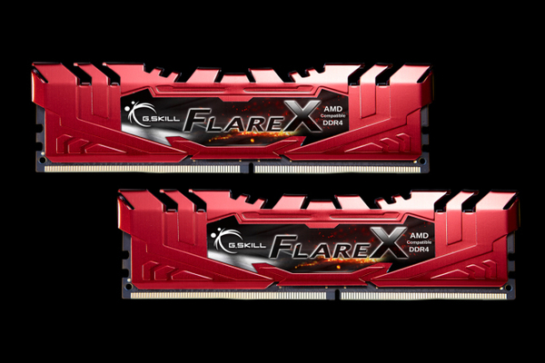 G.Skill Flare X 16 GB (2 x 8 GB) DDR4 2400 MHz, CL15 - minne, R&ouml;d