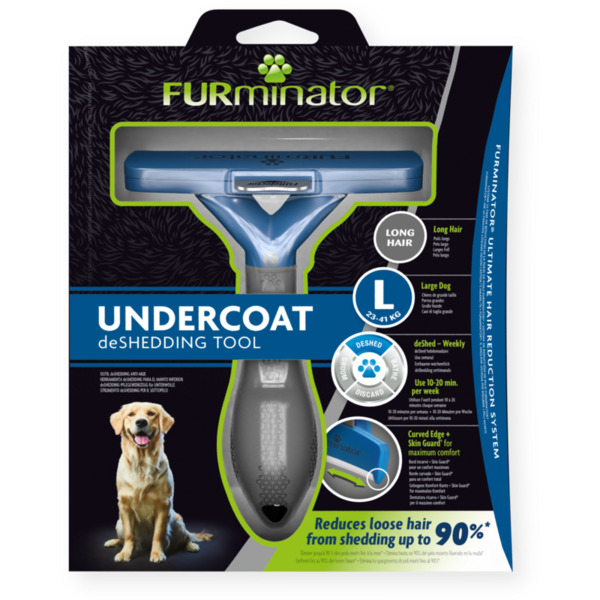 FURminator - furminator för långhåriga hundar - L