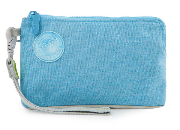 *Golla ORIGINAL Wristlet 1684 Light Blue, vetoketjulla, Kantolenkki. Ulkomitat: 100*165*15mm