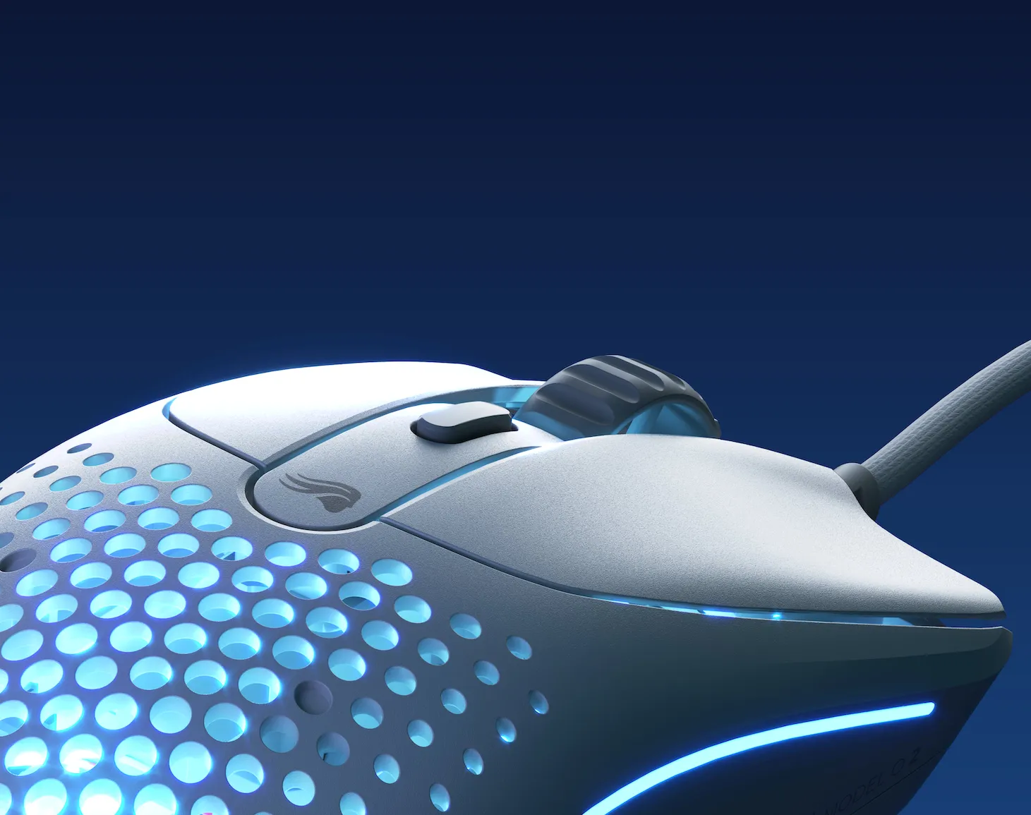 Glorious Model O 2 tr&aring;dl&ouml;s gamingmus, vit