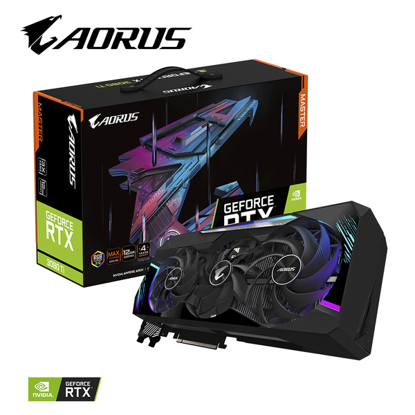 Gigabyte GeForce RTX 3080 Ti Aorus Master 12 Gt -n&auml;yt&ouml;nohjain