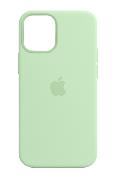 Apple iPhone 12 mini, MagSafe - silicone case, Pistachio