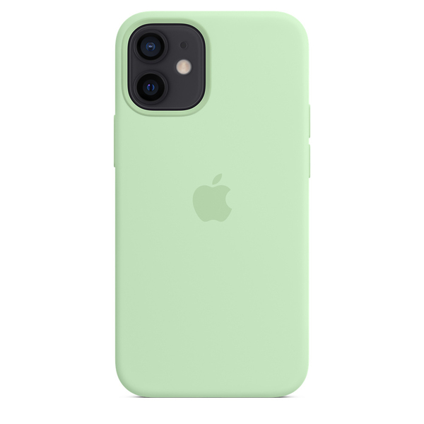 Apple iPhone 12 mini, MagSafe - silicone case, Pistachio