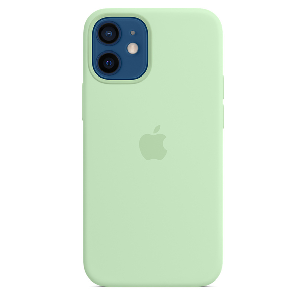 Apple iPhone 12 mini, MagSafe - silicone case, Pistachio