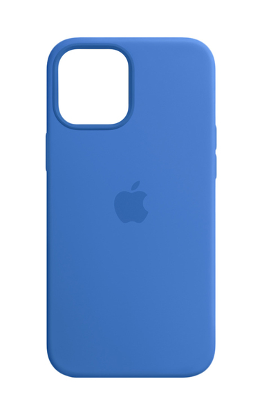 Apple iPhone 12 Pro Max, MagSafe - silicone case, Capri Blue