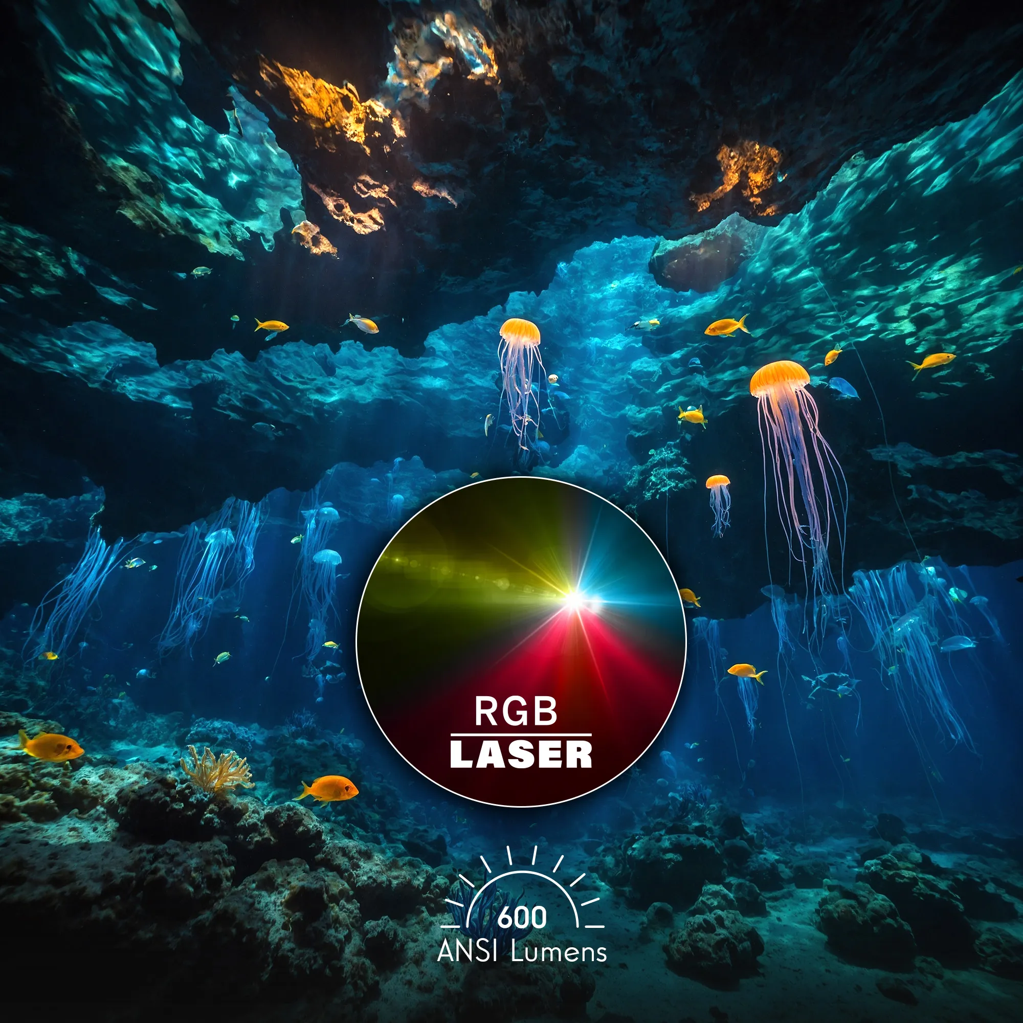 Thomson Sirius PG55B Ultra-Short Throw Google TV Full HD 600 ANSI lm Laser Projector, Black