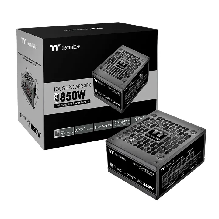Thermaltake Toughpower SFX 850W ATX 3.1 - power supply, 80 Plus Platinum, black