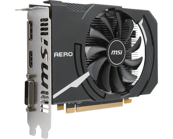 MSI Radeon RX 550 AERO ITX OC 4 Gt -n&auml;yt&ouml;nohjain