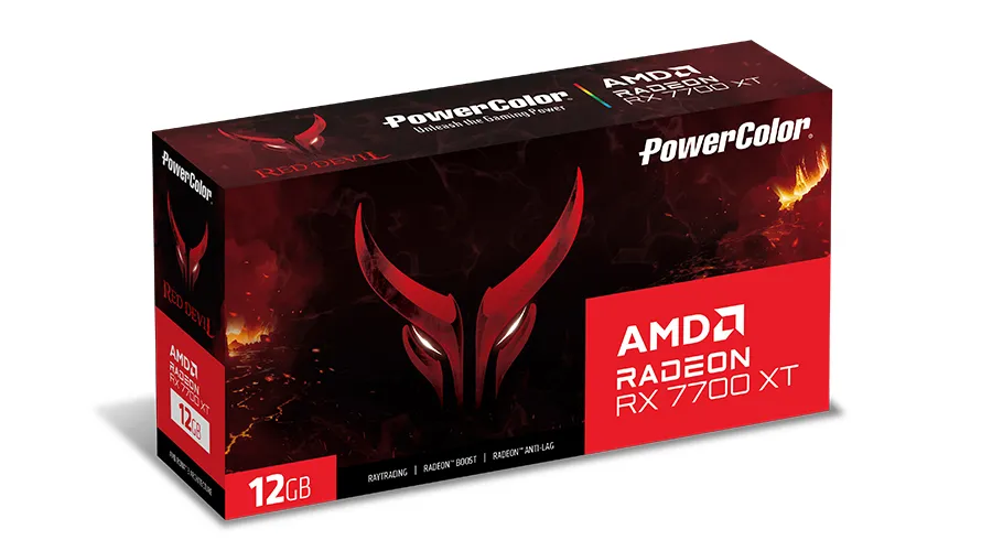 PowerColor AMD Radeon RX 7700 XT 12GB Red Devil - graphics card